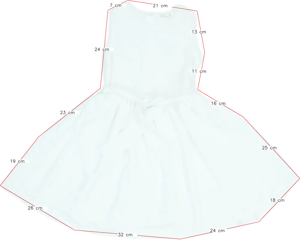 Fehér OVS Ruha EU 128 / UK 8 év / US 8 év/M