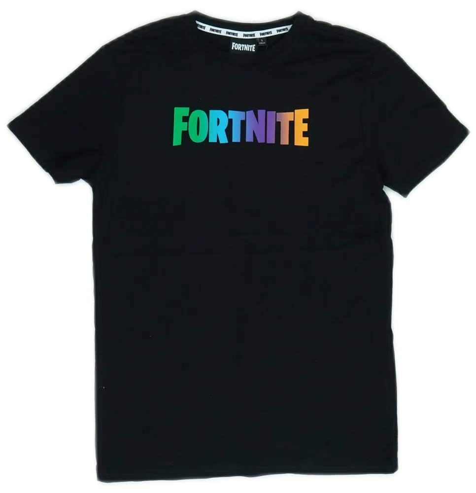 Fekete Fortnite Póló EU 158 / UK 13 év / US 14 év/XL