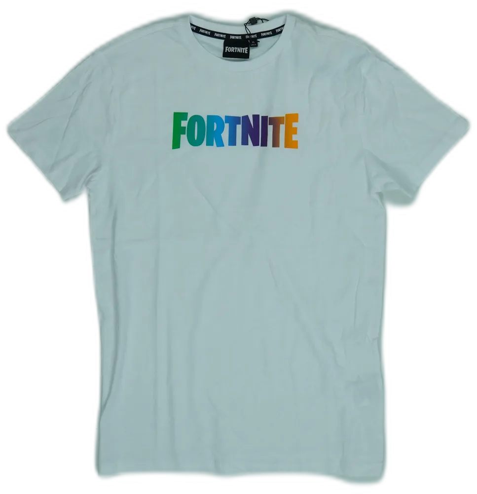 Fehér Fortnite Póló EU 164 / UK 14 év / US 14 év/XL