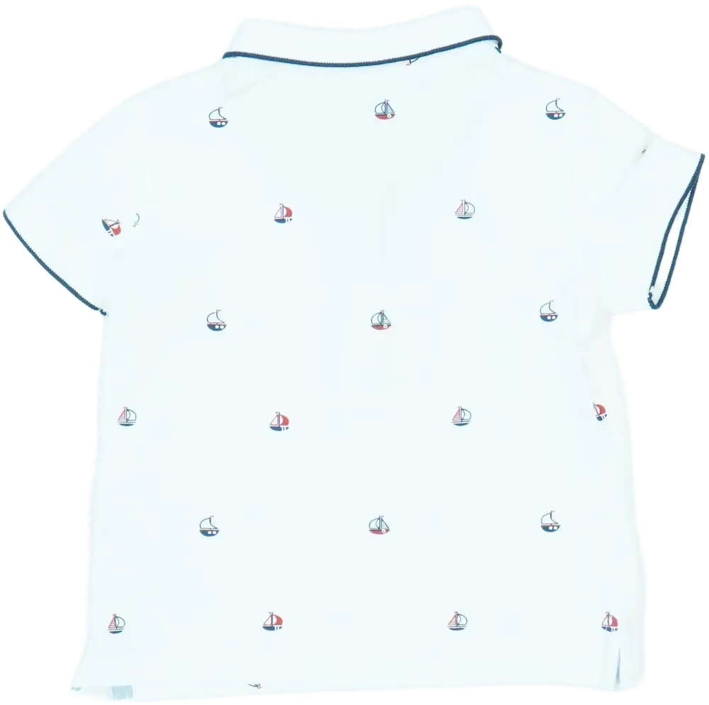 Fehér OVS - Fagottino Galléros póló EU 86 / UK 12-18 hónap / US 18 hónap