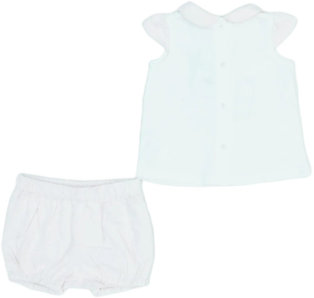 White OVS - Fagottino 2-piece set - Top &amp; Bottom EU 68 / UK 3-6 months / US 3-6 months