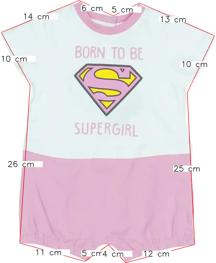 Rózsaszín DC Napozó EU 74 / UK 6-9 hónap / US 6-9 hónap