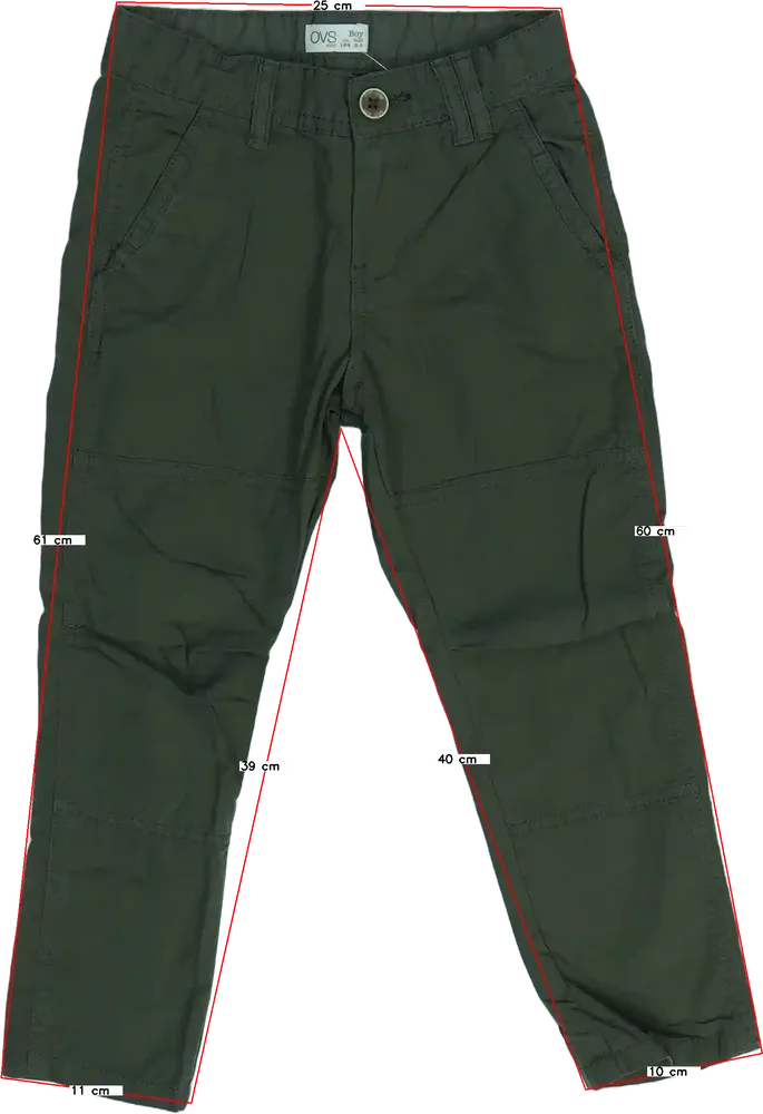 Zöld OVS Hosszúnadrág EU 104 / UK 4 év / US 4T/XS