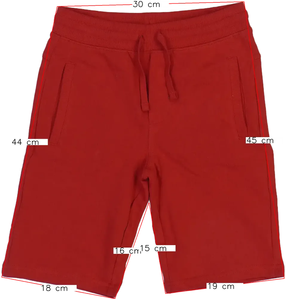 Piros OVS Rövidnadrág EU 134 / UK 9 év / US 9 év/L