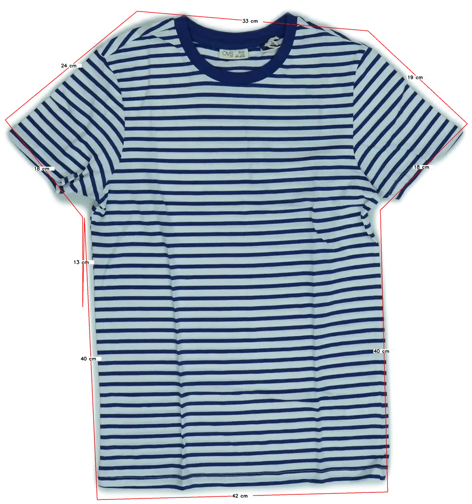 Fehér OVS Póló EU 164 / UK 14 év / US 14 év/XL