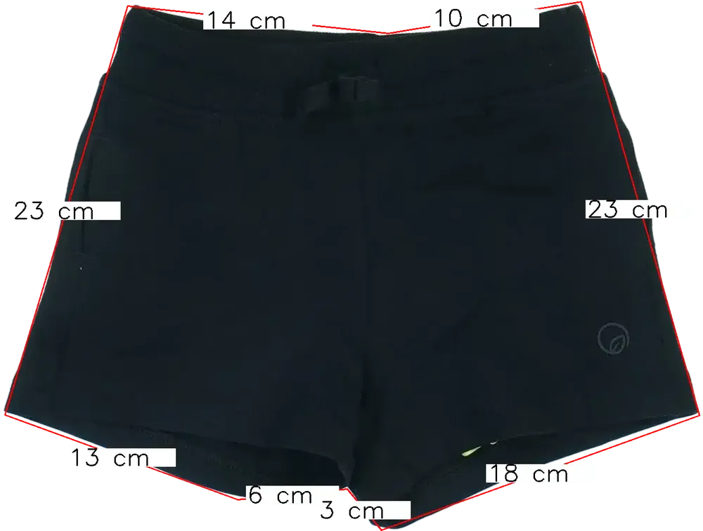 Fekete OVS Rövidnadrág EU 104 / UK 4 év / US 4T/XS