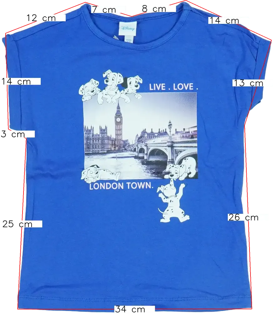 Lila Disney Póló EU 116 / UK 6 év / US 6 év/S