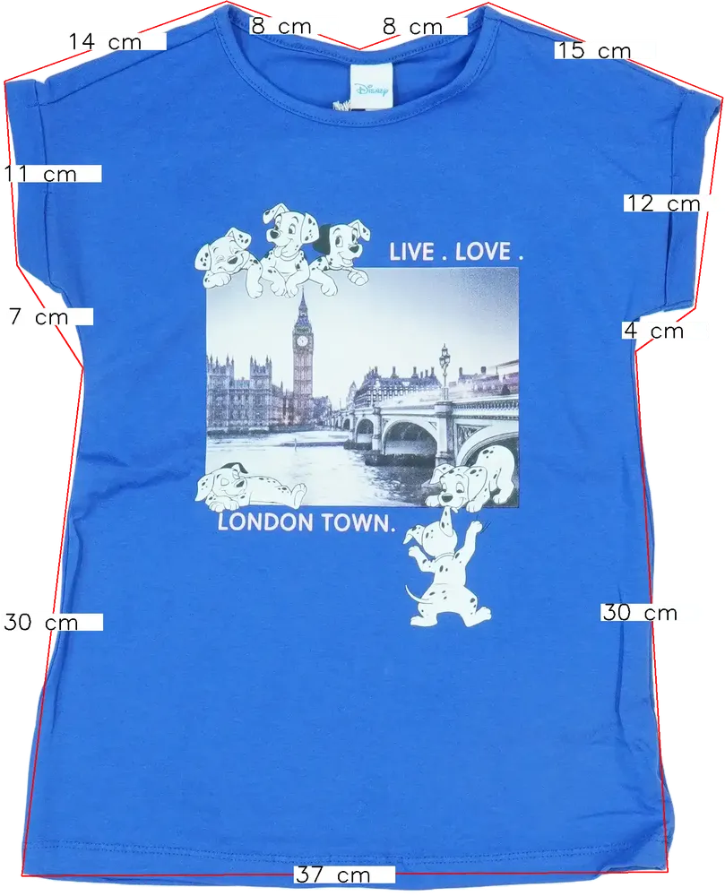 Lila Disney Póló EU 134 / UK 9 év / US 9 év/L