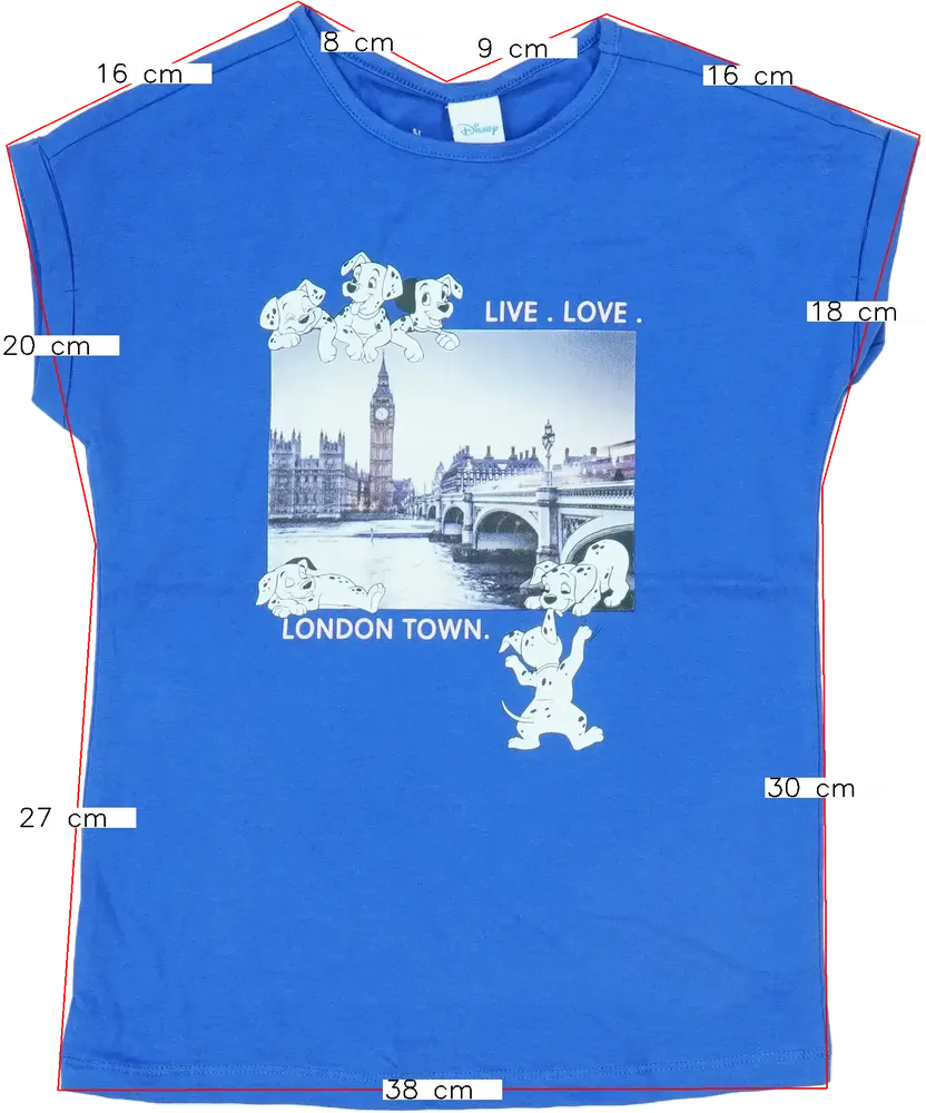 Lila Disney Póló EU 140 / UK 10 év / US 10 év/L