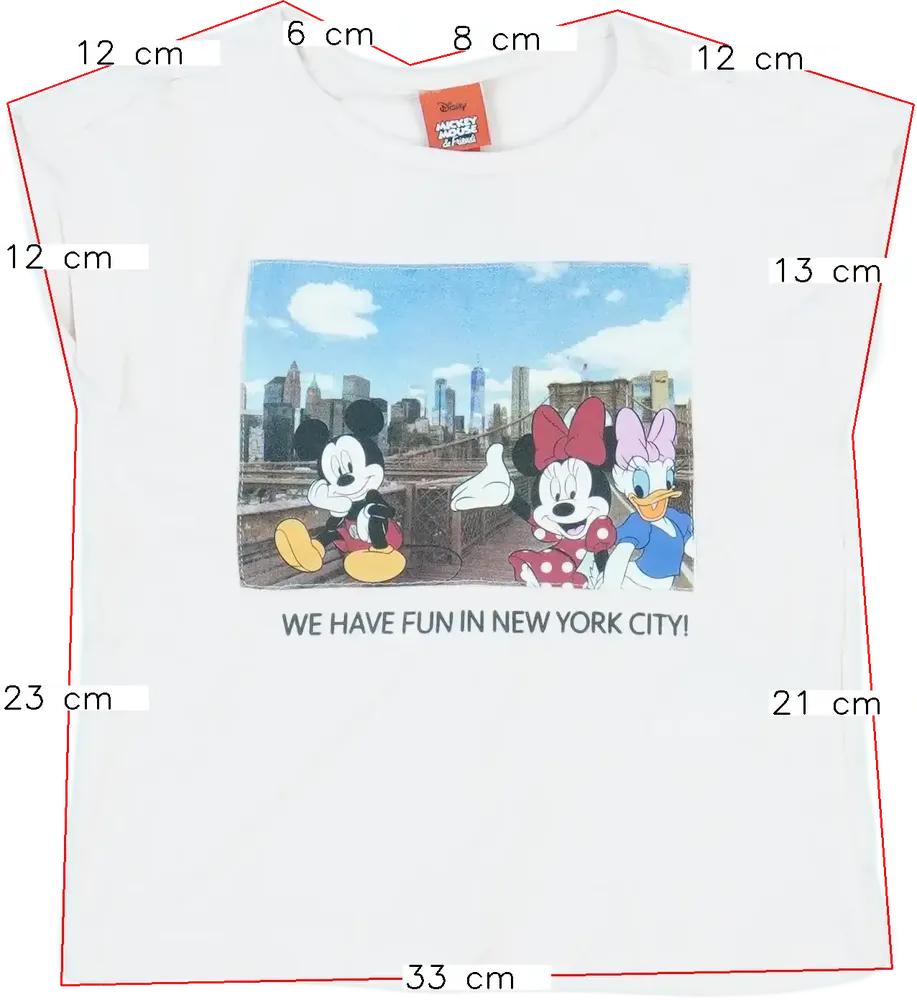 Rózsaszín Disney Póló EU 104 / UK 4 év / US 4T/XS