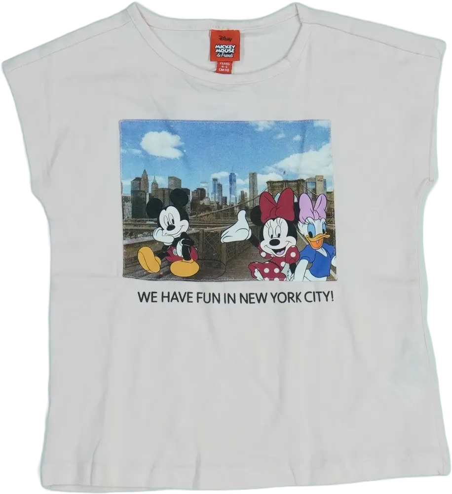 Rózsaszín Disney Póló EU 110 / UK 5 év / US 5 év/XS