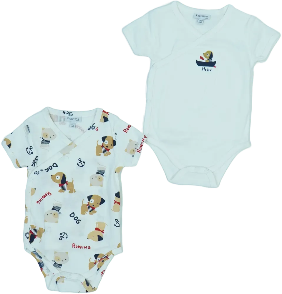 Fehér OVS - Fagottino Csomag - Body EU 62 / UK 0-3 hónap / US 0-3 hónap