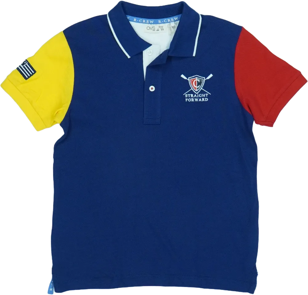 Többszínű OVS Galléros póló EU 134 / UK 9 év / US 9 év/L