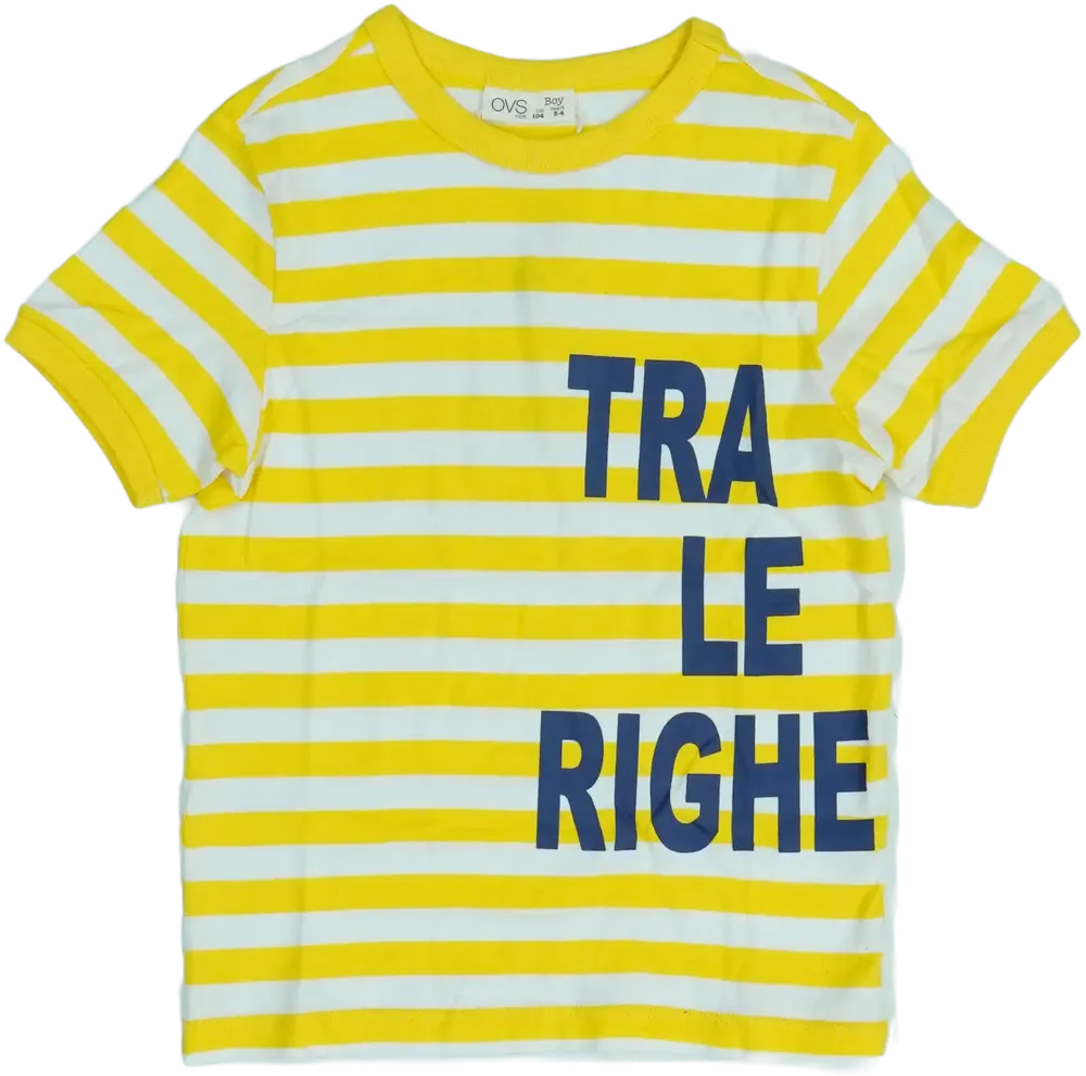 Sárga OVS Póló EU 104 / UK 4 év / US 4T/XS