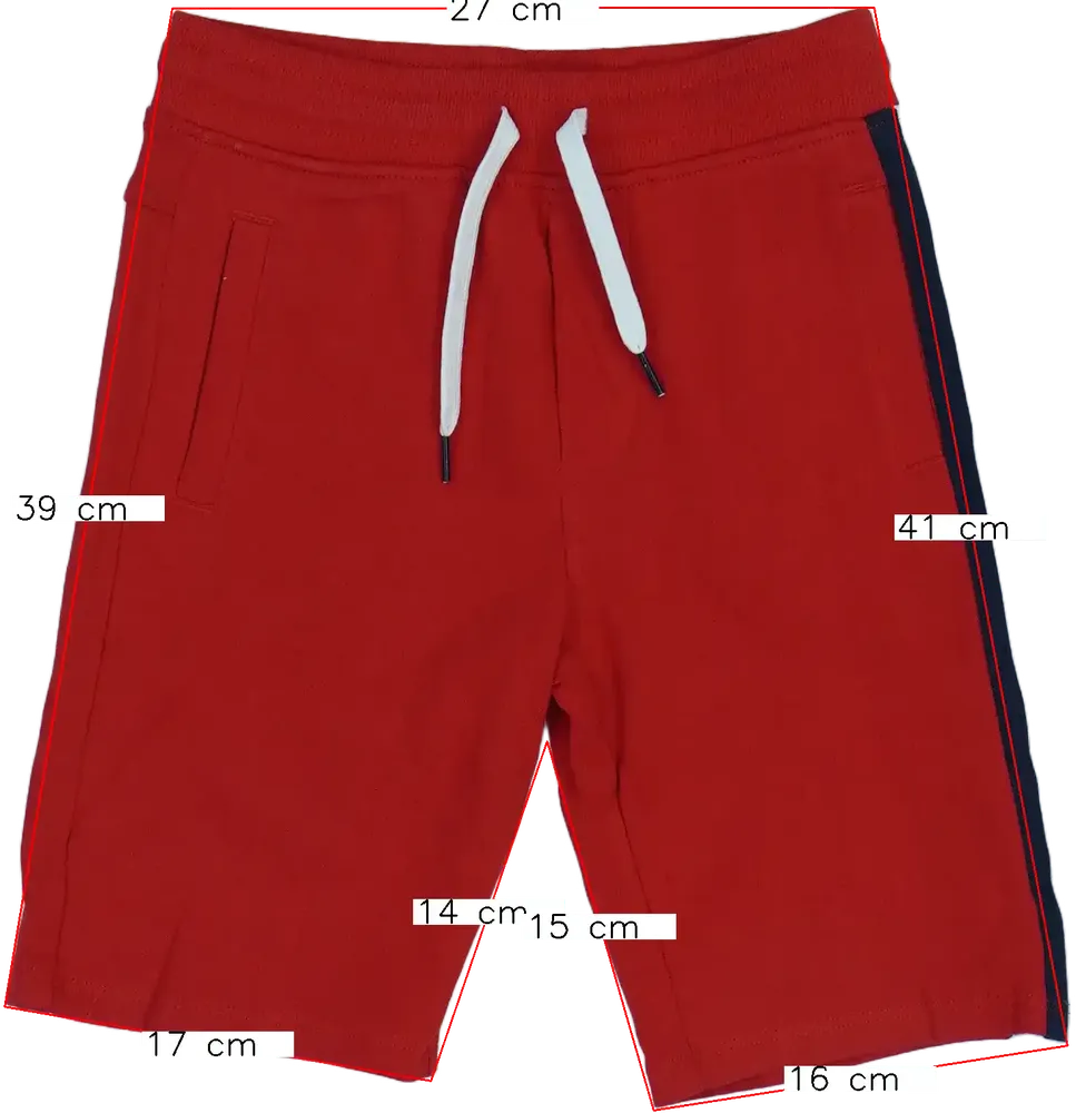 Piros OVS Rövidnadrág EU 116 / UK 6 év / US 6 év/S