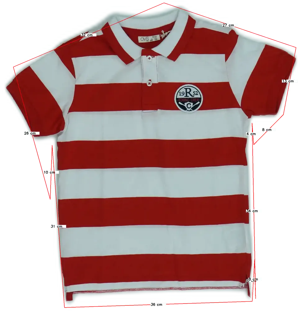 Többszínű OVS Galléros póló EU 128 / UK 8 év / US 8 év/M