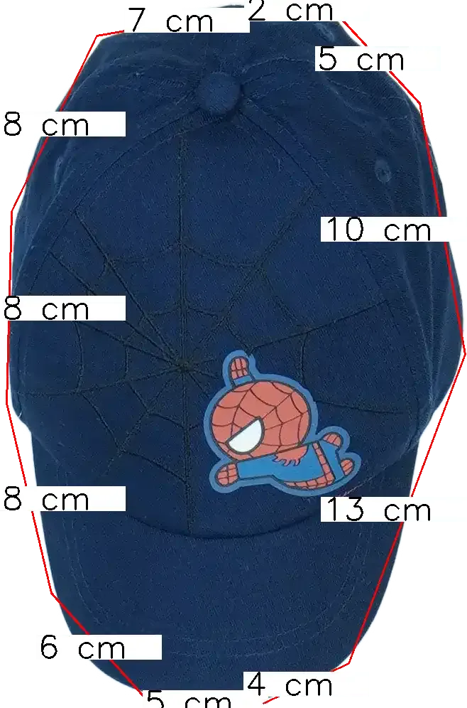 Kék Marvel Baseball sapka EU 98 / UK 3 év / US 3T