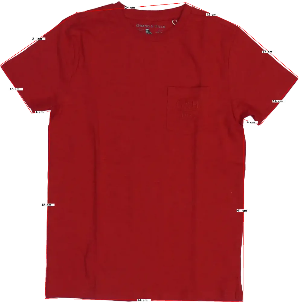 Piros OVS - Grand Hill Póló EU 164 / UK 14 év / US 14 év/XL