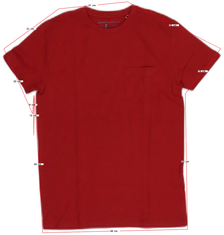 Piros OVS - Grand Hill Póló EU 170 / UK 15 év / US XL