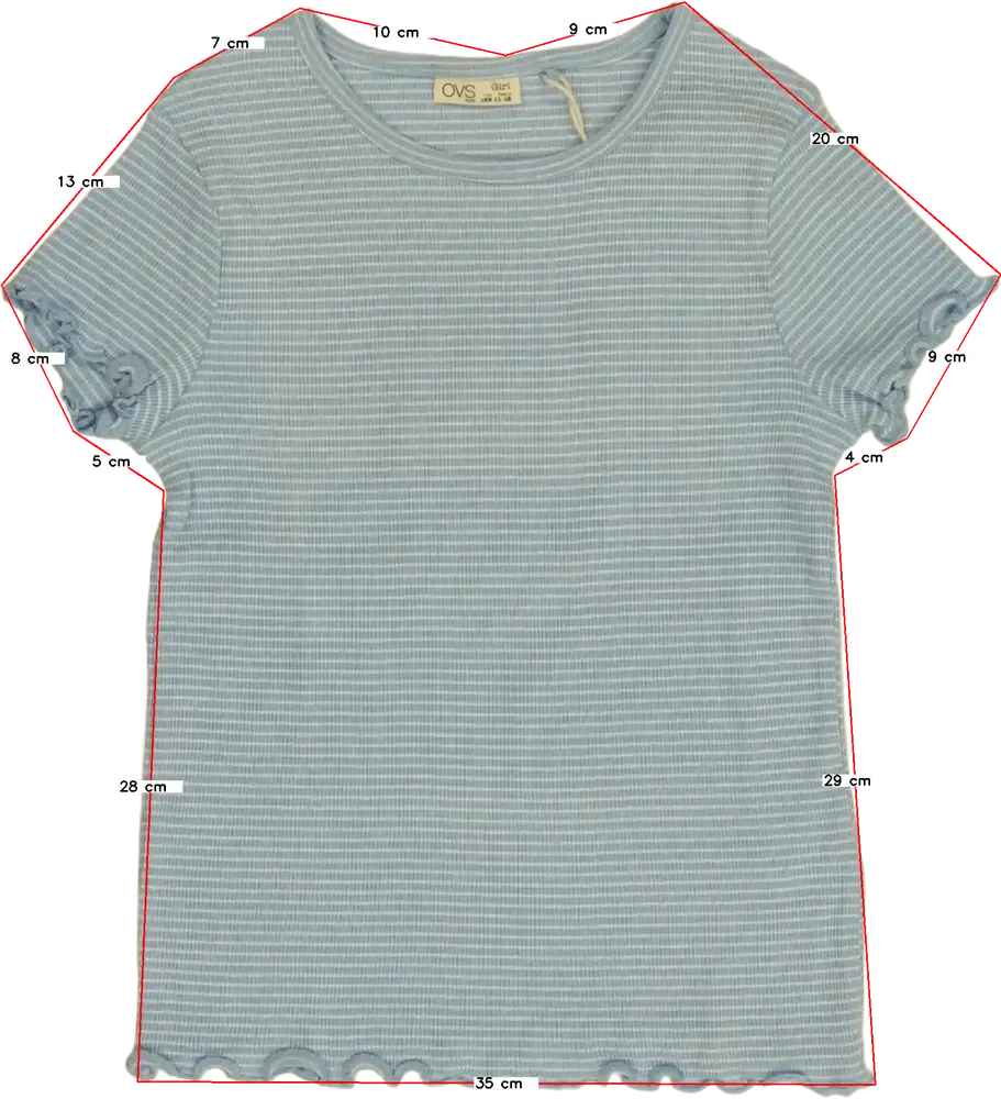 Kék OVS Póló EU 152 / UK 12 év / US 12 év/L