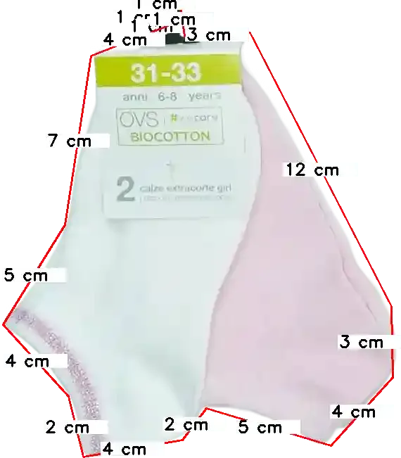 Többszínű OVS Csomag - Zoknik EU 33