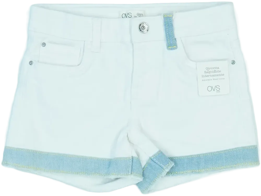 Fehér OVS Rövidnadrág EU 116 / UK 6 év / US 6 év/S