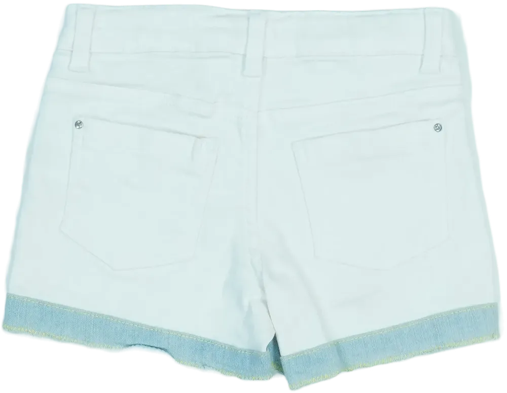 Fehér OVS Rövidnadrág EU 122 / UK 7 év / US 7 év/M