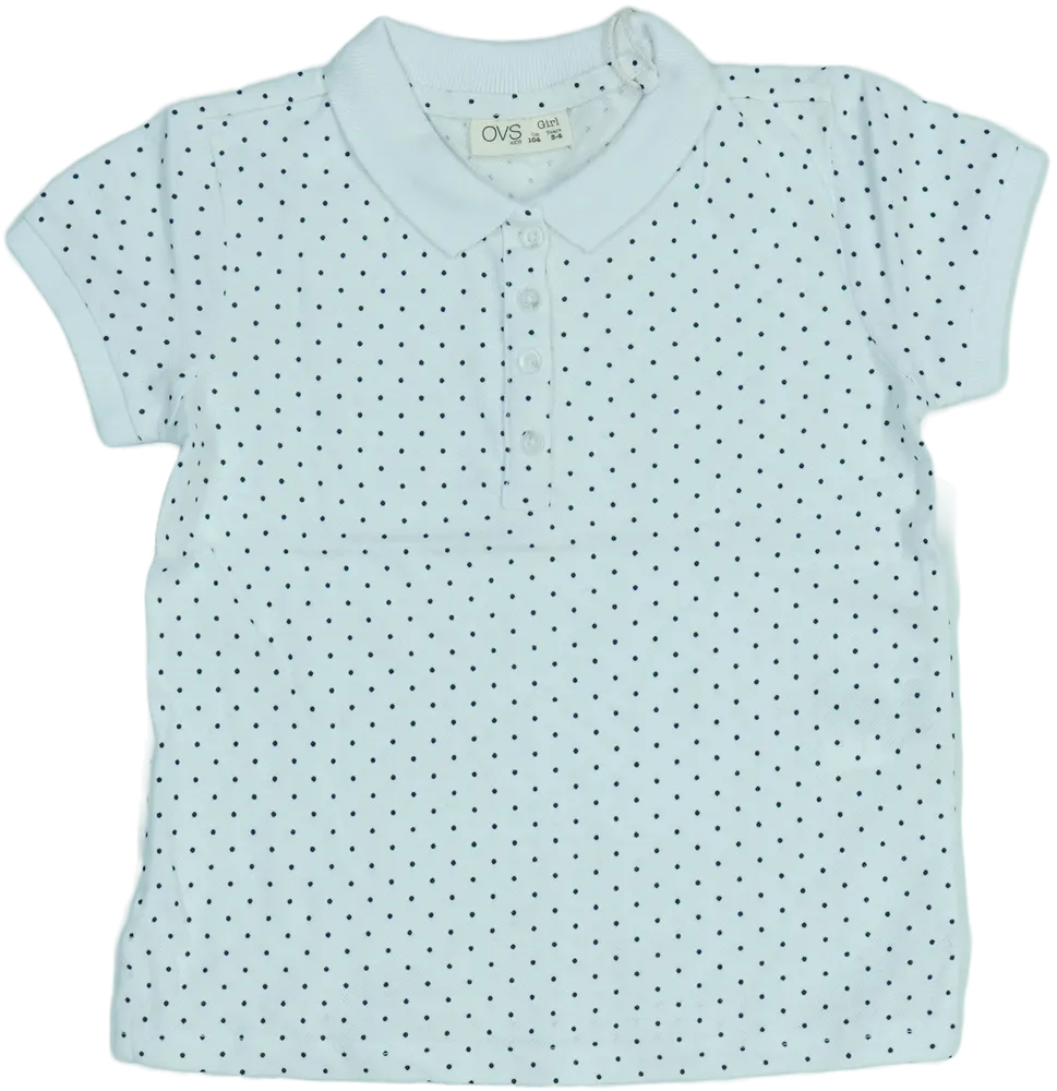 Fehér OVS Galléros póló EU 104 / UK 4 év / US 4T/XS