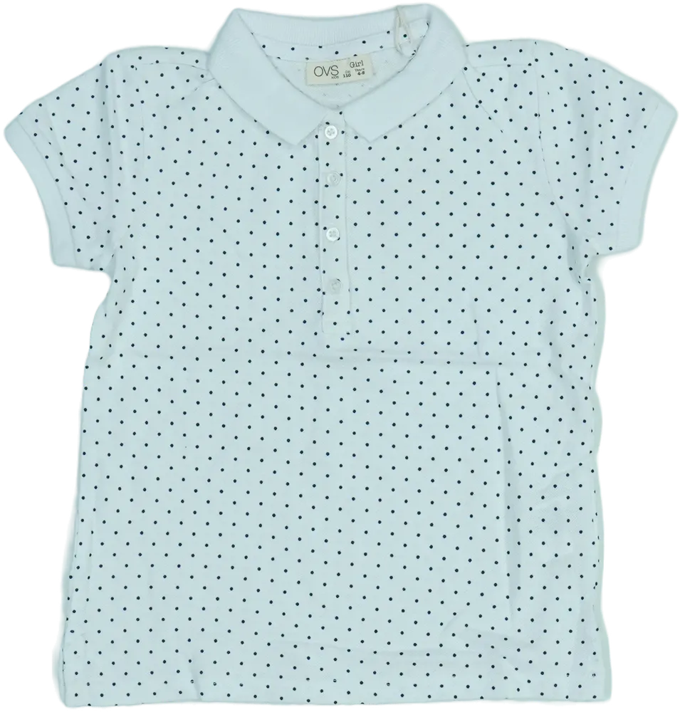 Fehér OVS Galléros póló EU 110 / UK 5 év / US 5 év/XS