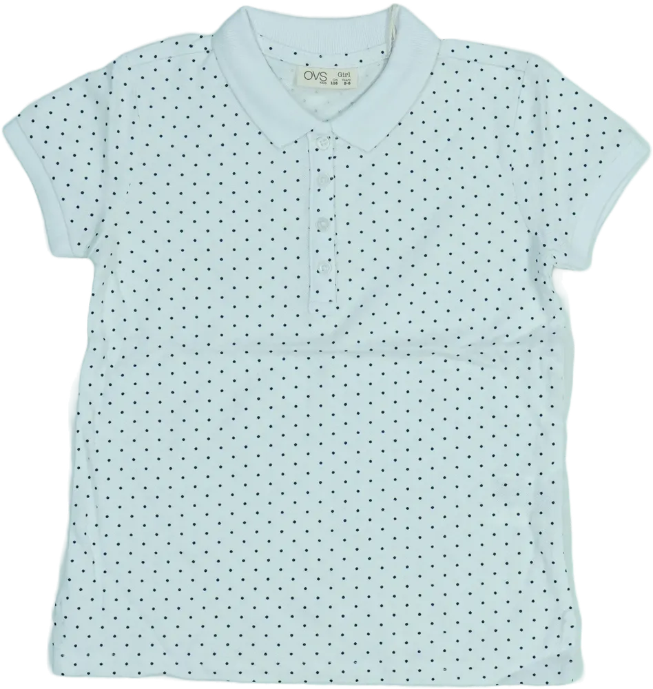 Fehér OVS Galléros póló EU 116 / UK 6 év / US 6 év/S