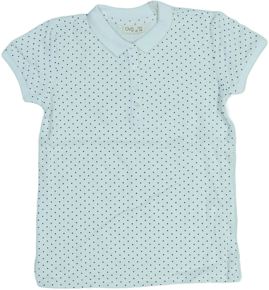 Fehér OVS Galléros póló EU 140 / UK 10 év / US 10 év/L