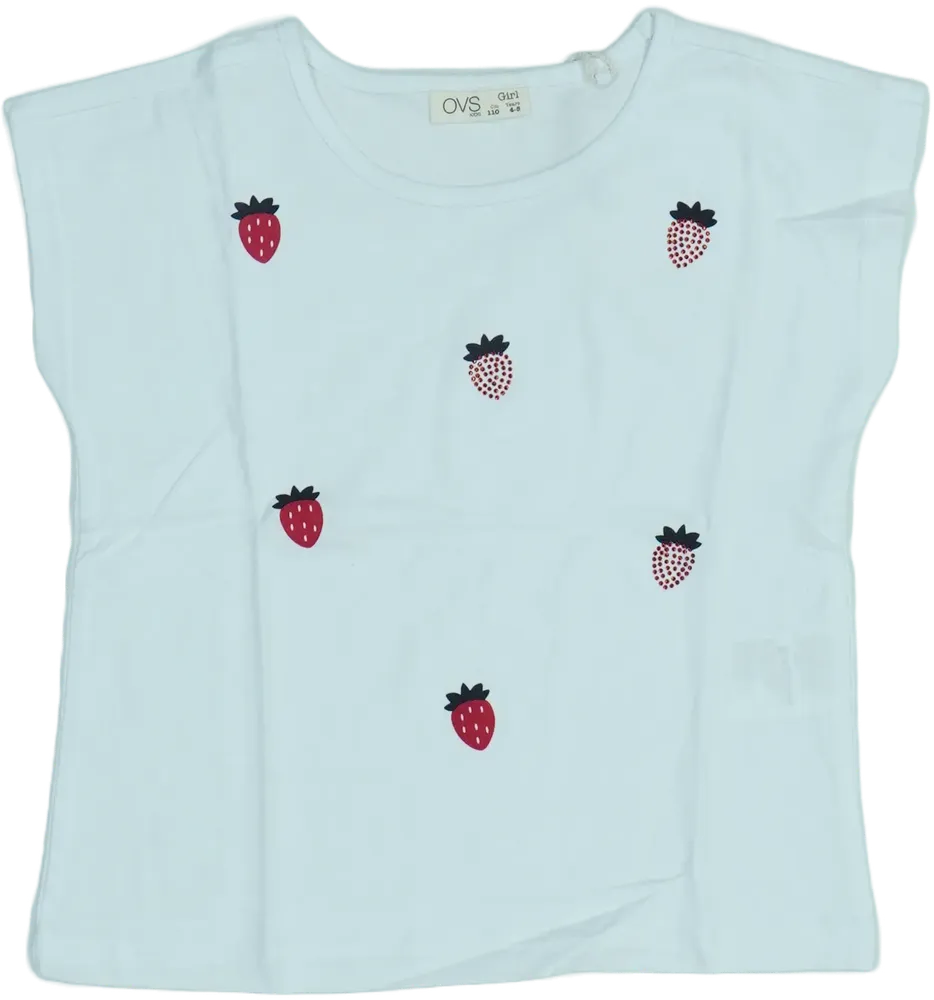 Fehér OVS Póló EU 110 / UK 5 év / US 5 év/XS