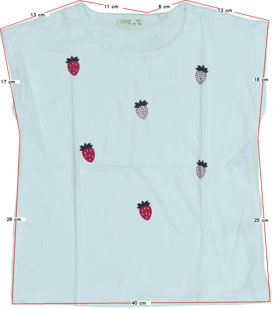 Fehér OVS Póló EU 134 / UK 9 év / US 9 év/L