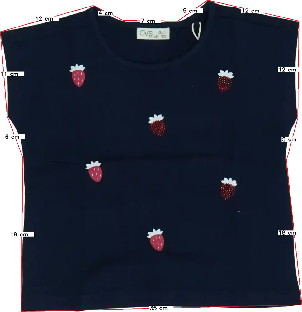 Kék OVS Póló EU 104 / UK 4 év / US 4T/XS