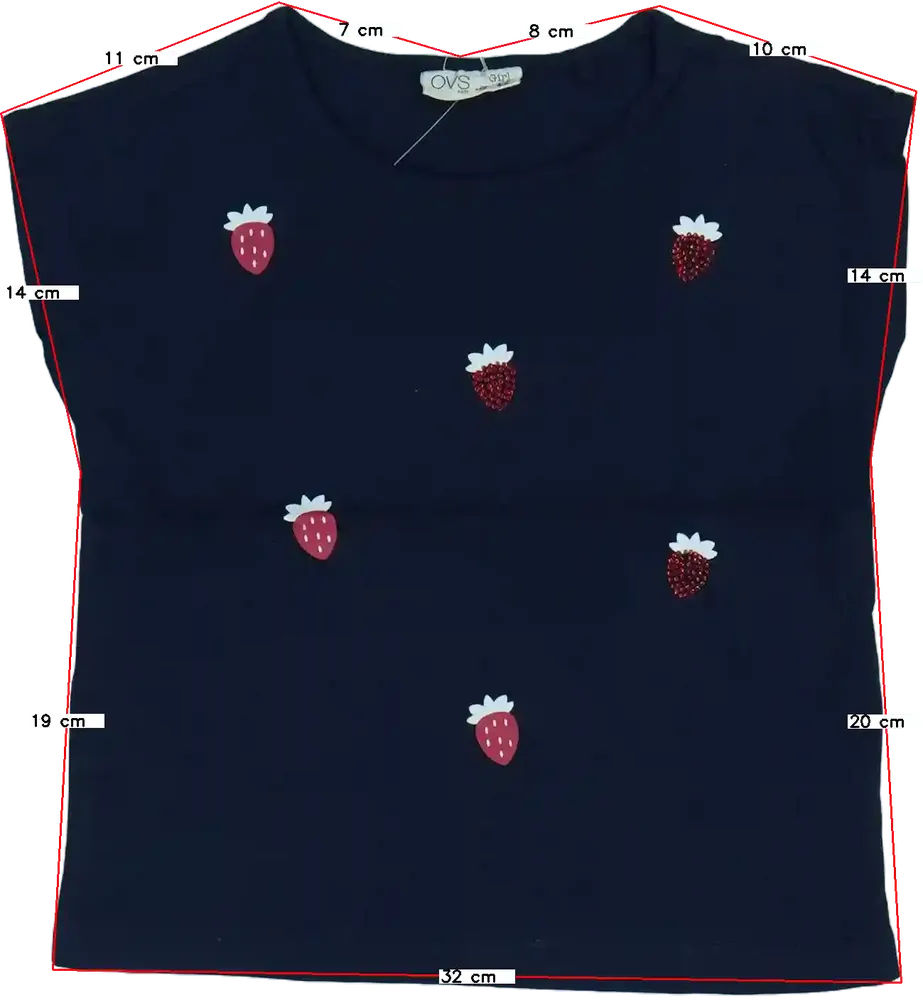 Kék OVS Póló EU 110 / UK 5 év / US 5 év/XS