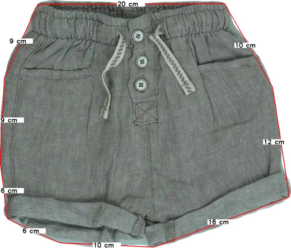 Szürke OVS - Fagottino Rövidnadrág EU 86 / UK 12-18 hónap / US 18 hónap