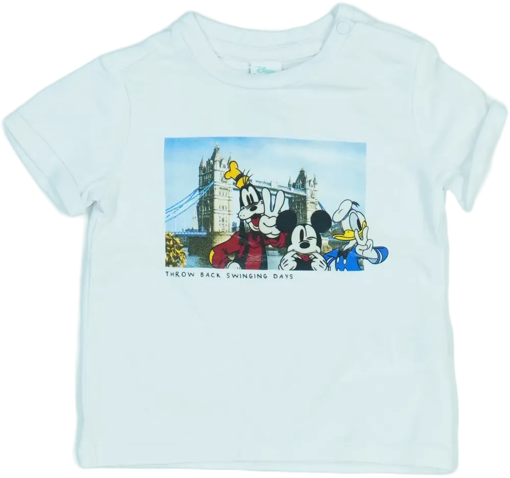 Fehér Disney Póló EU 80 / UK 9-12 hónap / US 12 hónap