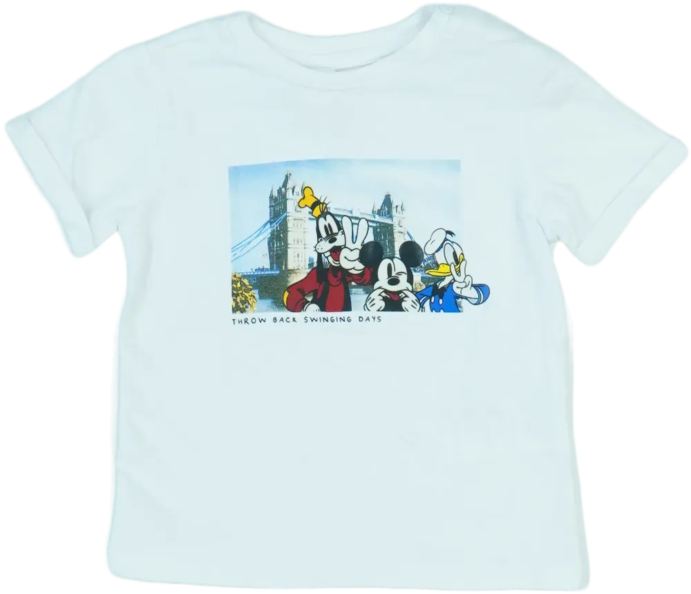 Fehér Disney Póló EU 92 / UK 2 év / US 2T