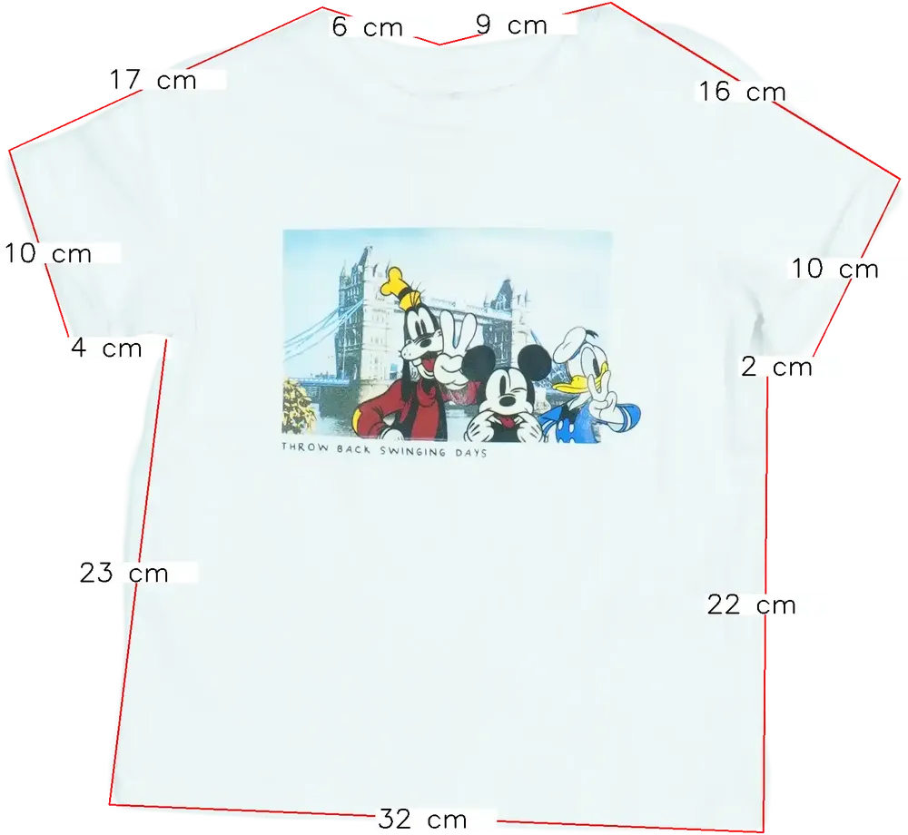 Fehér Disney Póló EU 98 / UK 3 év / US 3T