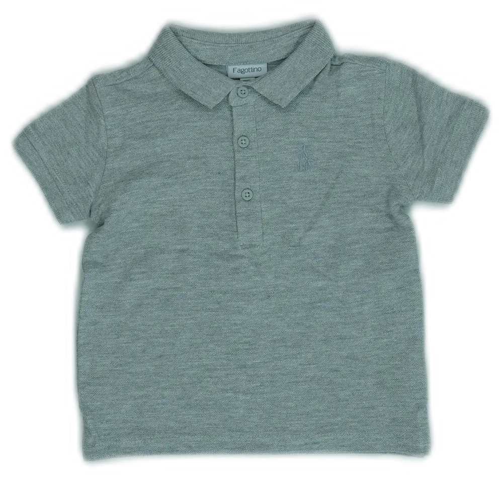 Szürke OVS - Fagottino Galléros póló EU 80 / UK 9-12 hónap / US 12 hónap