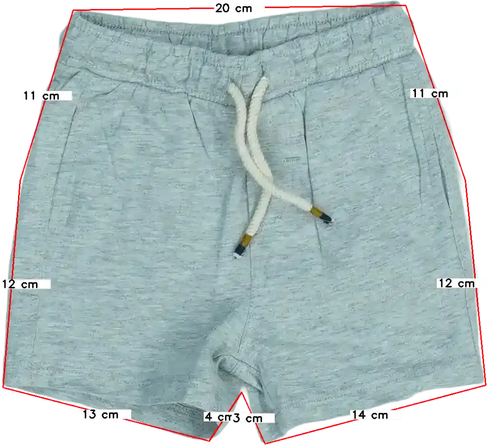 Szürke OVS - Fagottino Rövidnadrág EU 86 / UK 12-18 hónap / US 18 hónap