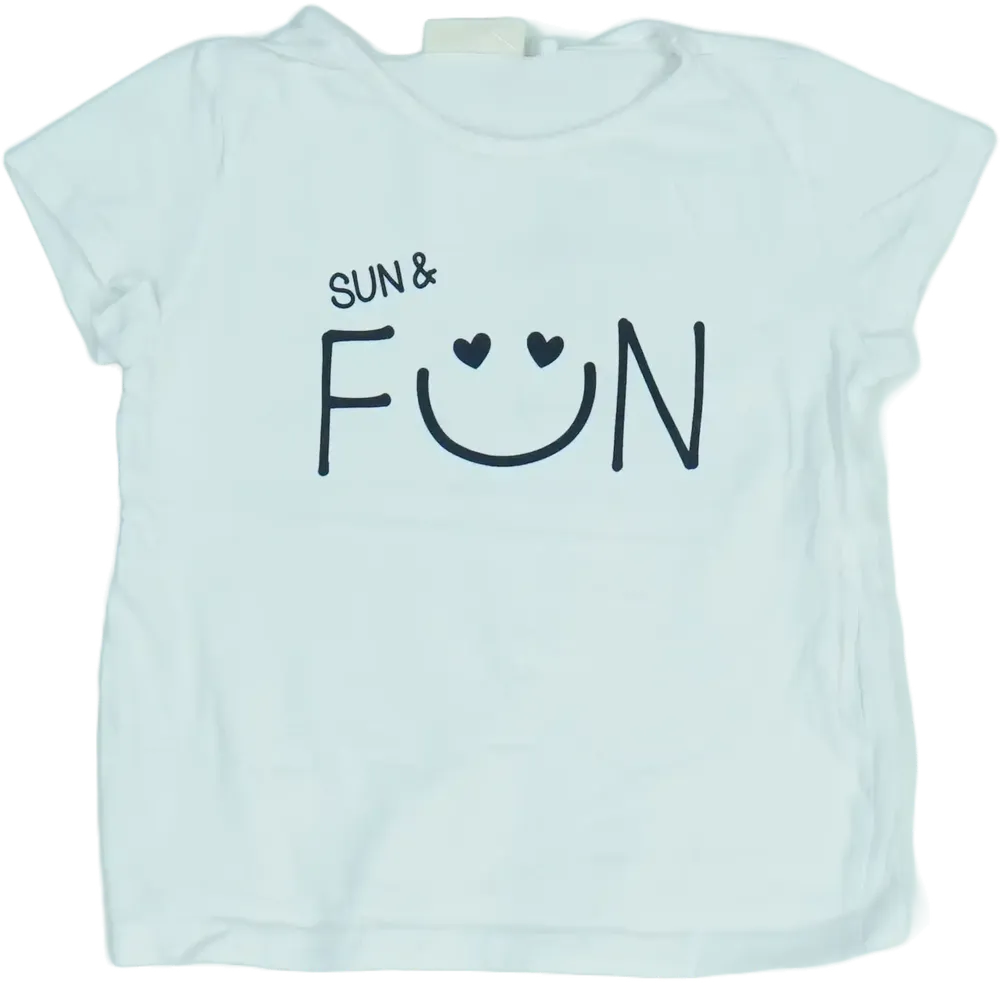 Fehér OVS Póló EU 110 / UK 5 év / US 5 év/XS