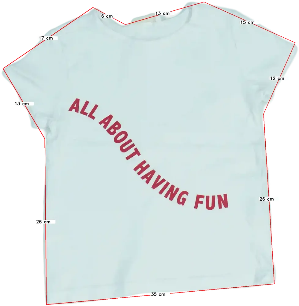 Fehér OVS Póló EU 128 / UK 8 év / US 8 év/M