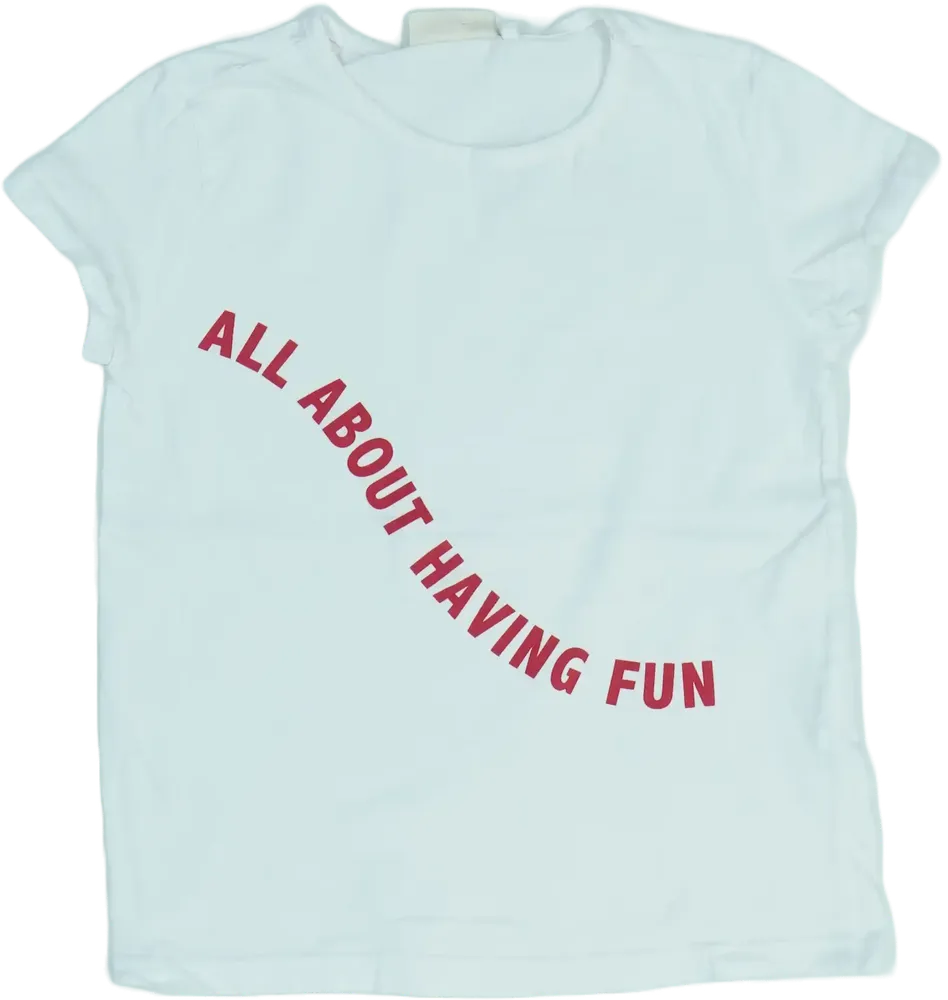 Fehér OVS Póló EU 134 / UK 9 év / US 9 év/L