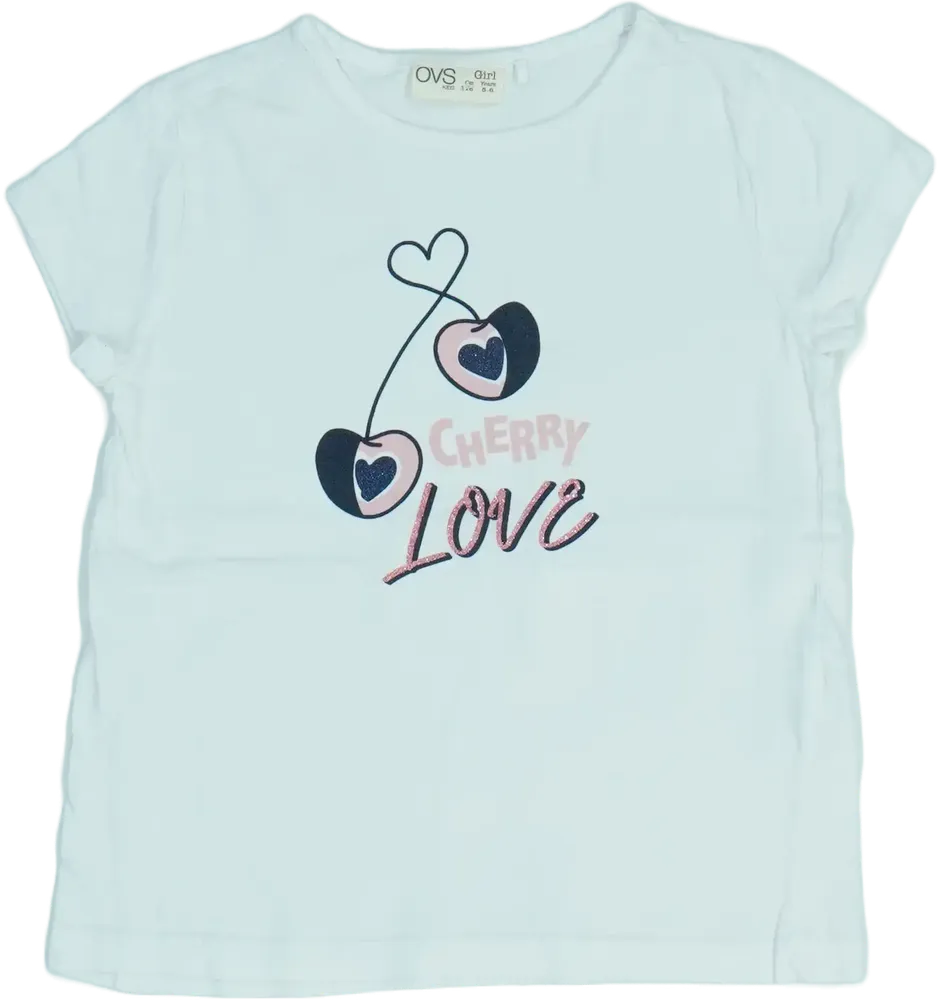 Fehér OVS Póló EU 116 / UK 6 év / US 6 év/S