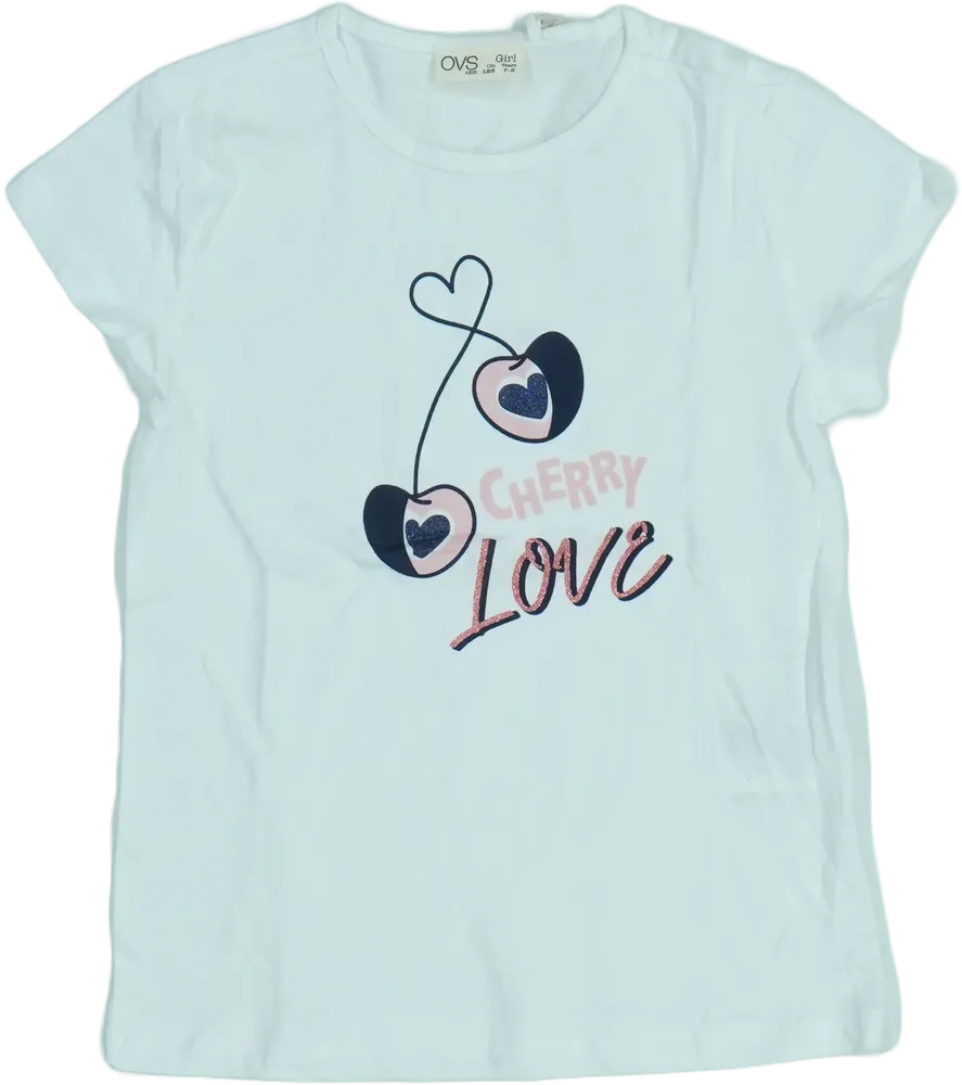 Fehér OVS Póló EU 128 / UK 8 év / US 8 év/M