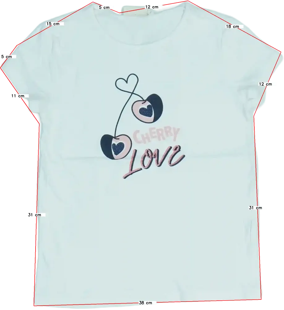 Fehér OVS Póló EU 134 / UK 9 év / US 9 év/L