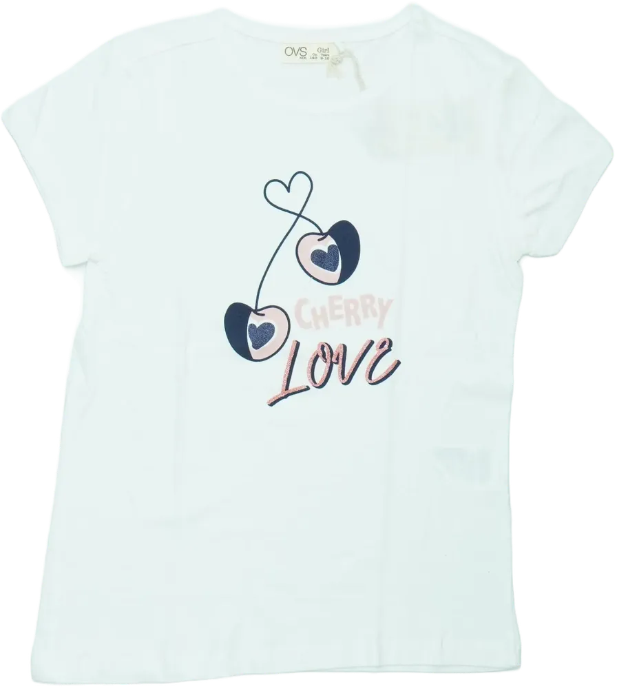 Fehér OVS Póló EU 140 / UK 10 év / US 10 év/L