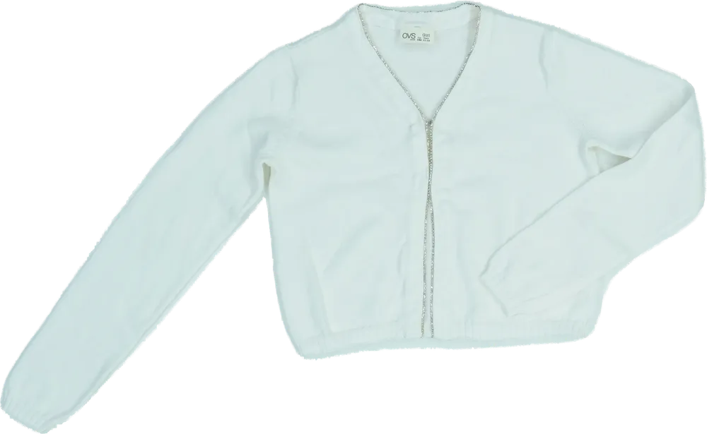 Fehér OVS Kardigán EU 152 / UK 12 év / US 12 év/L