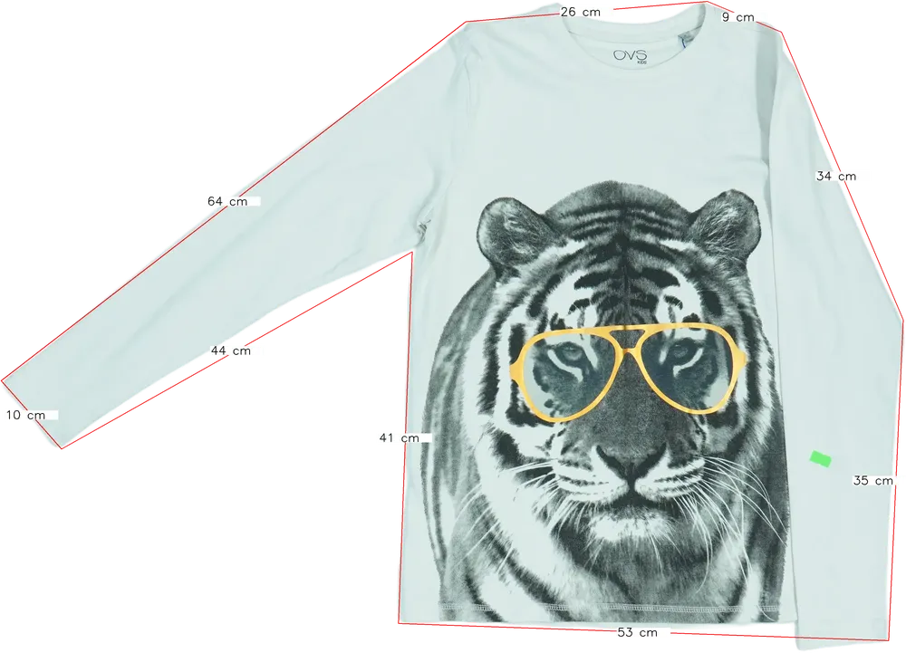 Barna OVS Hosszú ujjú felső EU 170 / UK 15 év / US XL